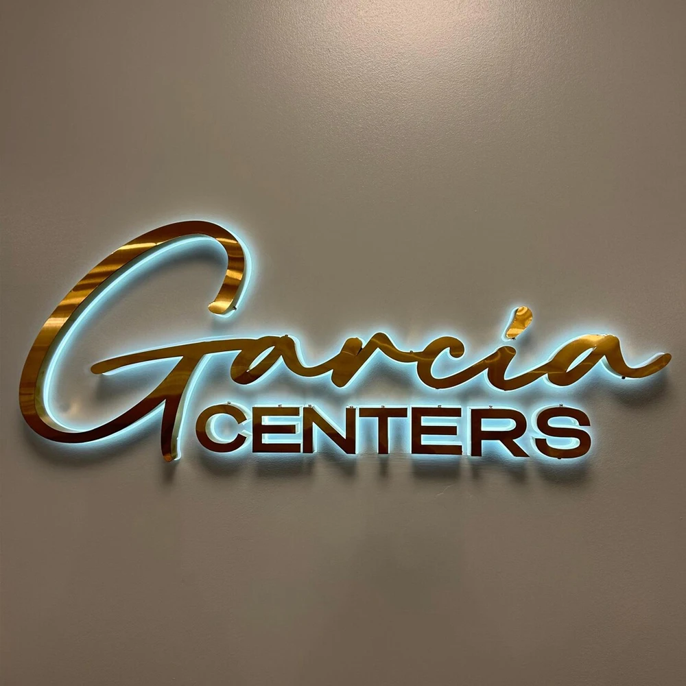Custom Business Sign Metal Blacklit Sign Business Laser cut Metal Sign Outdoor 3D Logo Wall Logo Letter For Shop Salon Hotel Dec