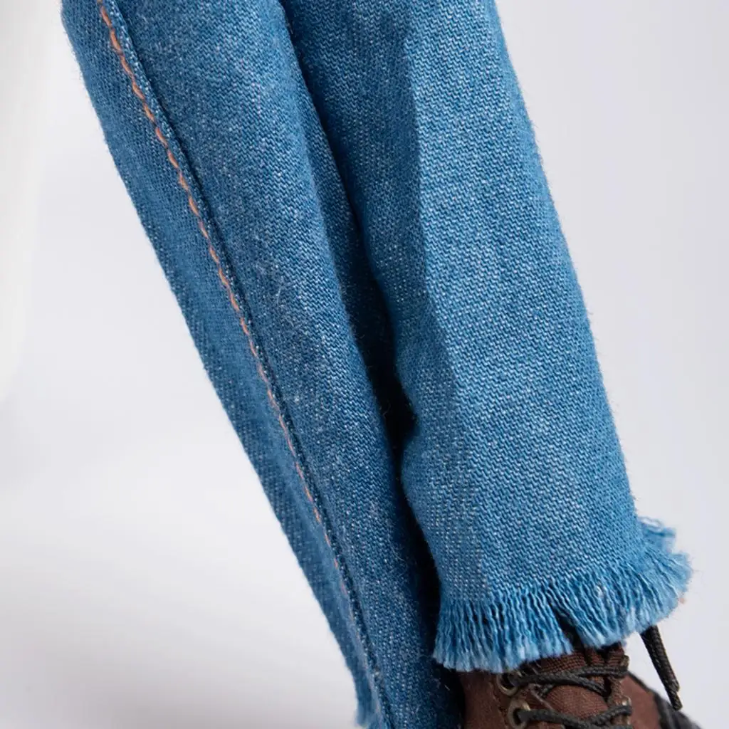 

1/6 Scale Female Jeans Long Mini Pants Cloth Clothes Accessory for 12 Inch Girl Action Figures Body