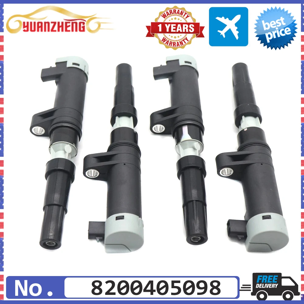 

НОВИНКА 7700875000 Комплект высокопроизводительных катушек зажигания для Renault Avantime Clio Laguna Megane Grand Megane Scenic Espace Kangoo