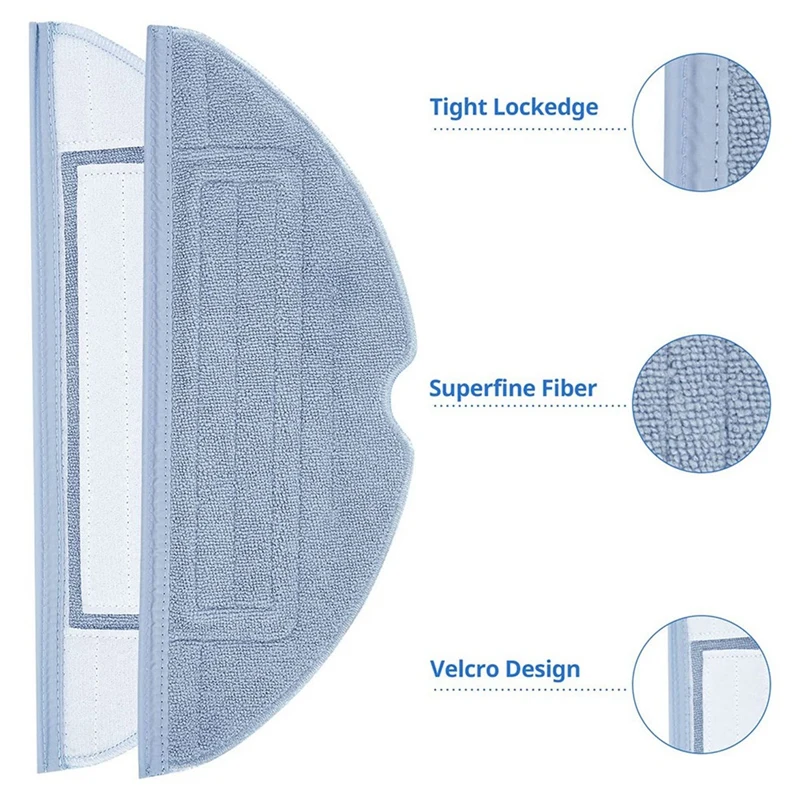 Сменные накладки для вакуумной швабры, совместимые с Roborock S7 S7 + T7 T7S T7S Plus S7maxv S7maxv Plus S7maxv Ultra Robot