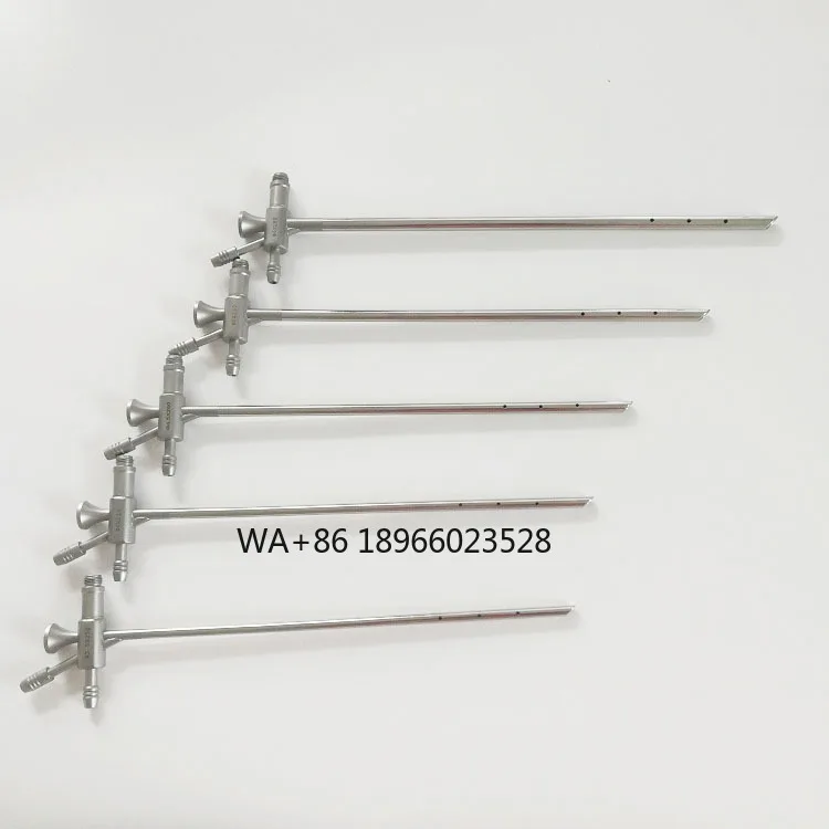 ENT rigid bronchoscope tube with fiber set