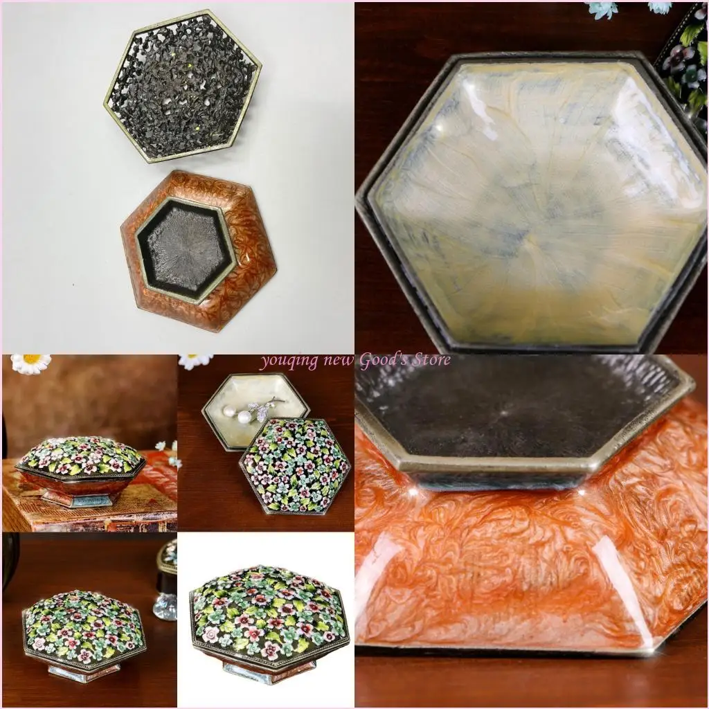 

57QA Alloy Jewelry Organizers Portable Design with Large Capacity Space Saving Jewelry Travel Case Suitable for Easy Access