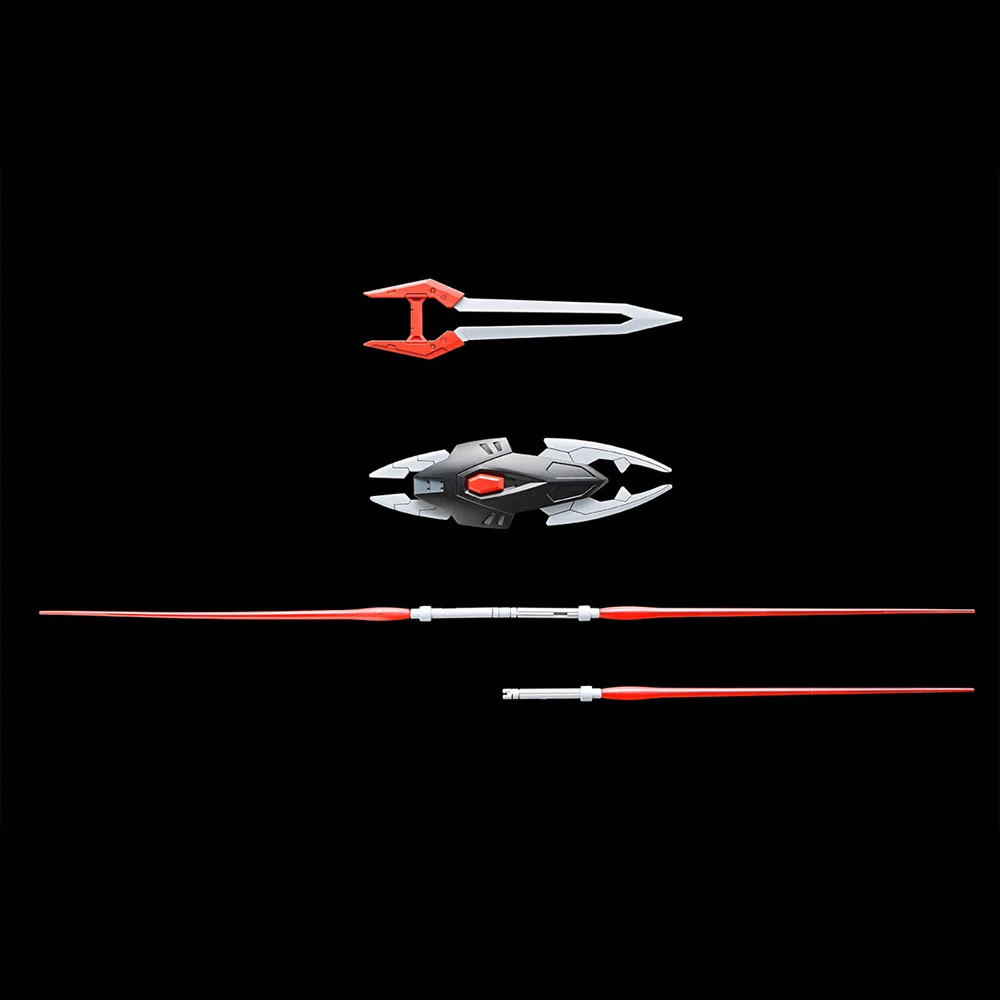 [En Stock] Original BANDAI Gundam HG 1/144 Black Knight Squad Shi-ve.A figurine de dessin animé à collectionner modèle Kit jouets d'ornement