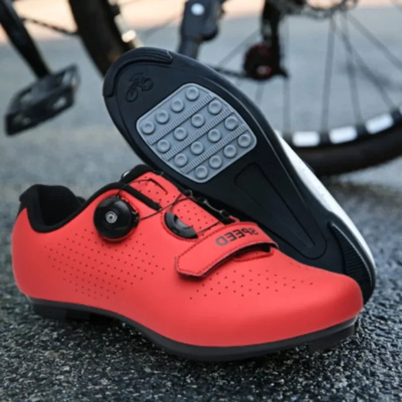 Men Non Locking Mountain Bike Shoes Without Cleats Road Bicycle Rb Speed Non Cleat Cycling Shoes Sneaker Flat Pedal Mtb Women