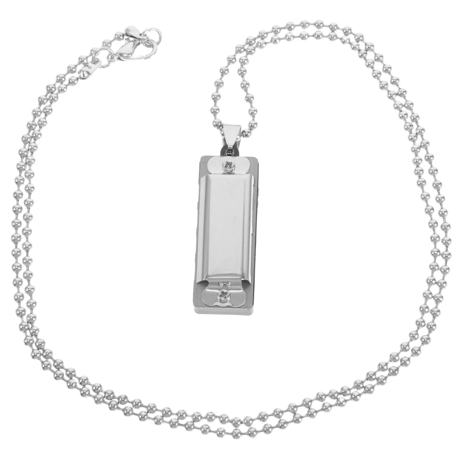 

Harmonica Pendant Necklace Miniature Musical Instrument Necklace Sound Producing Portable Harmonica Jewelry Accessory