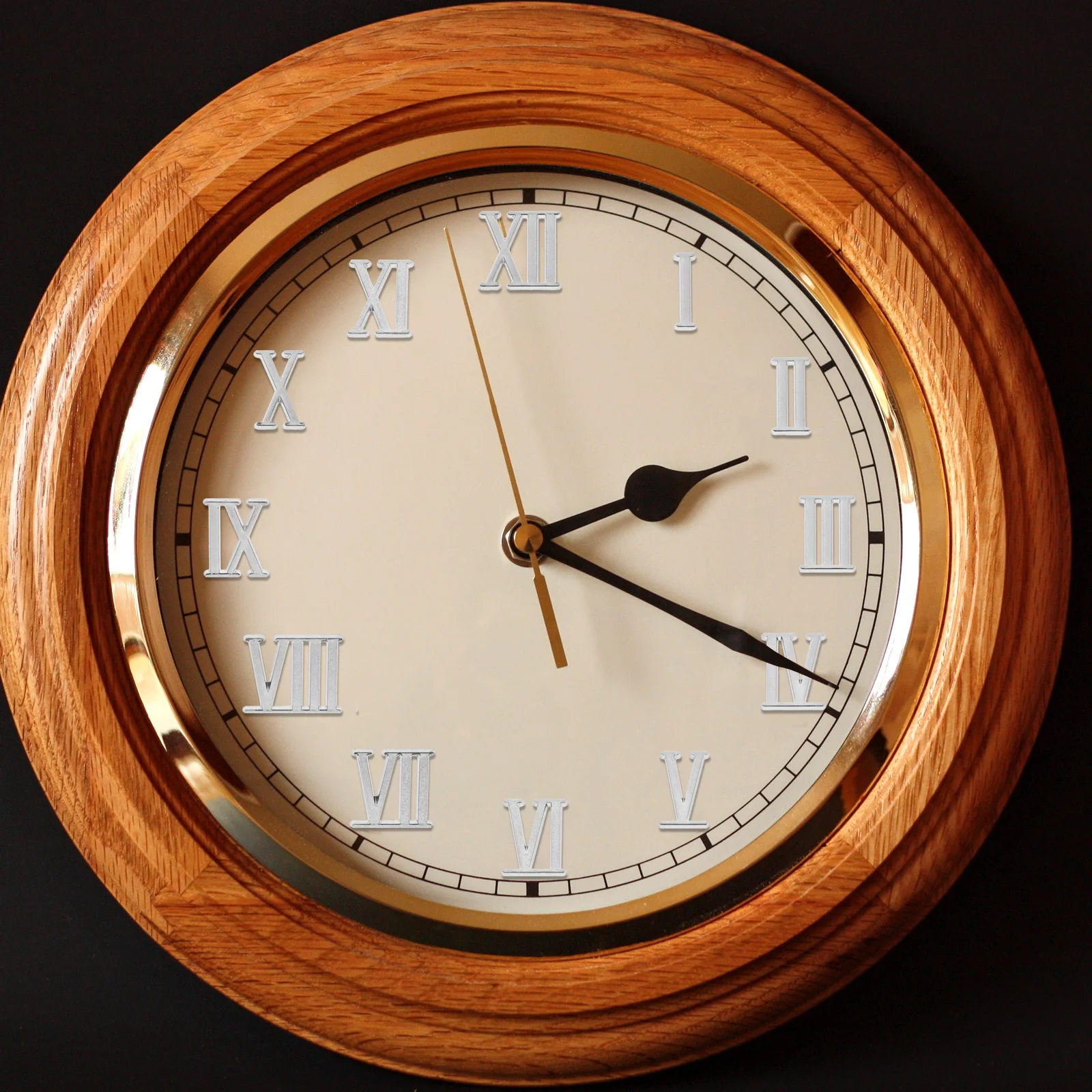 

5Sets DIY Clock Numerals Kit Smooth Plastic Replacement Numbers for Clock Repair Wall Hanging Clocks Decorative Supplies