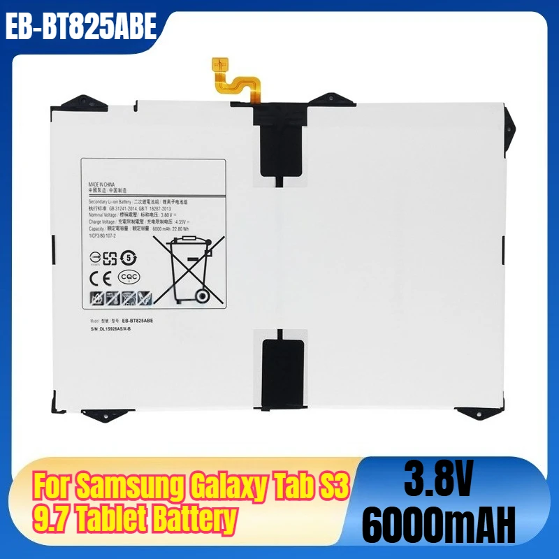 

EB-BT825ABE 3.8V 6000mAH Tablet Battery for Samsung Galaxy Tab S3 9.7