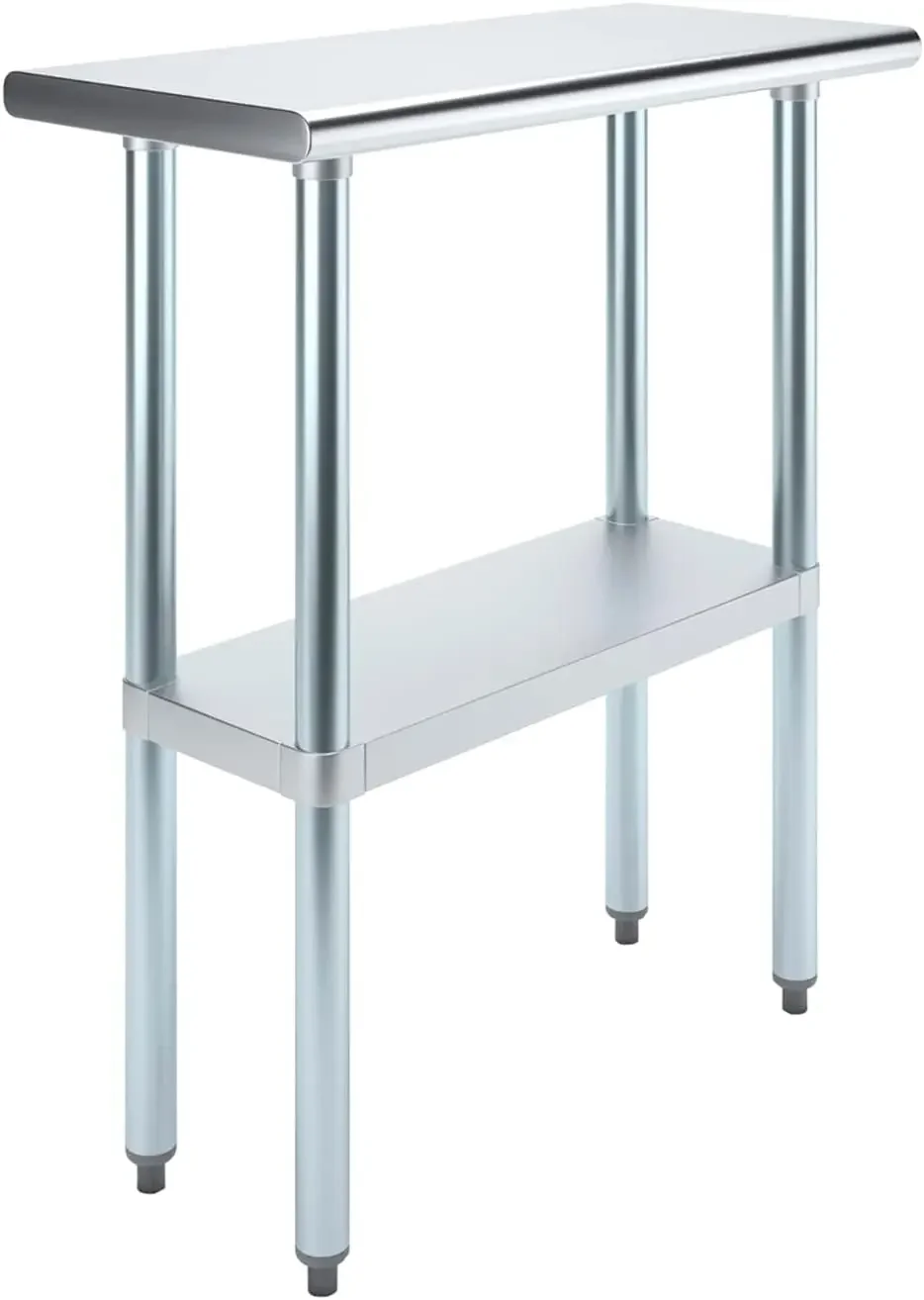 

Stainless Steel Work Table | Metal Utility Table (Stainless Steel Table, 30" Long x 14" Deep)