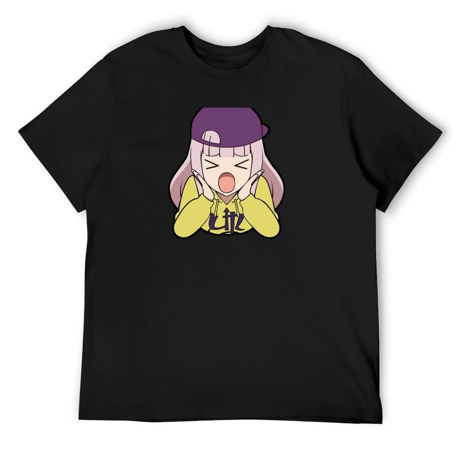 

Fujiwara chika screams in miyuki's rap kaguya sama Season 3 T-Shirt blanks kawaii clothes mens graphic t-shirts funny