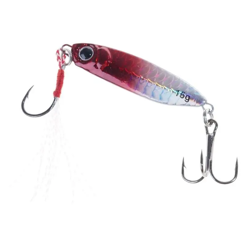 R6FE طُعم صيد واقعي مع خطاف مزدوج وطُعم صيد السمك البطيء #5