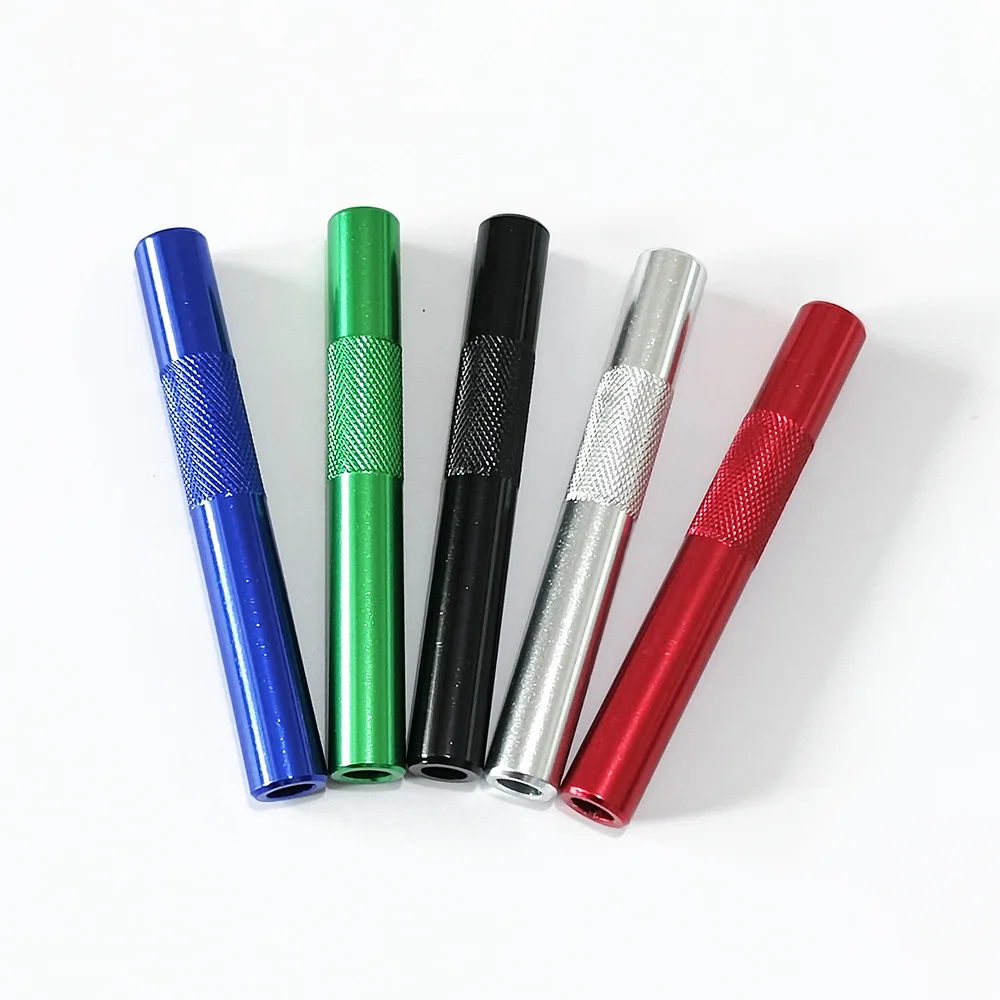 1pcs 5pcs High Quality Aluminium Alloy Tube Metal Straw Cool Gadget for Men Portable Multi-purpose