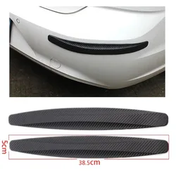 Autocollant de protection de pare-chocs de voiture, bandes anti-rayures, protection de porte de voiture, protection de carrosserie anti-collision, 38.5x5cm, 4 pièces, 13x1.7cm, 2 pièces