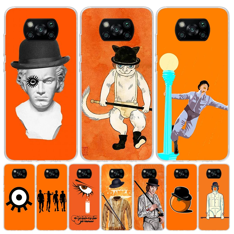 A Clockwork Orange Film Phone Case For Xiaomi Poco X6 X5 X4 X3 Nfc F6 F5 Pro F4 Gt F3 F2 F1 M5S M4 M3 Art Customized Coque Capa