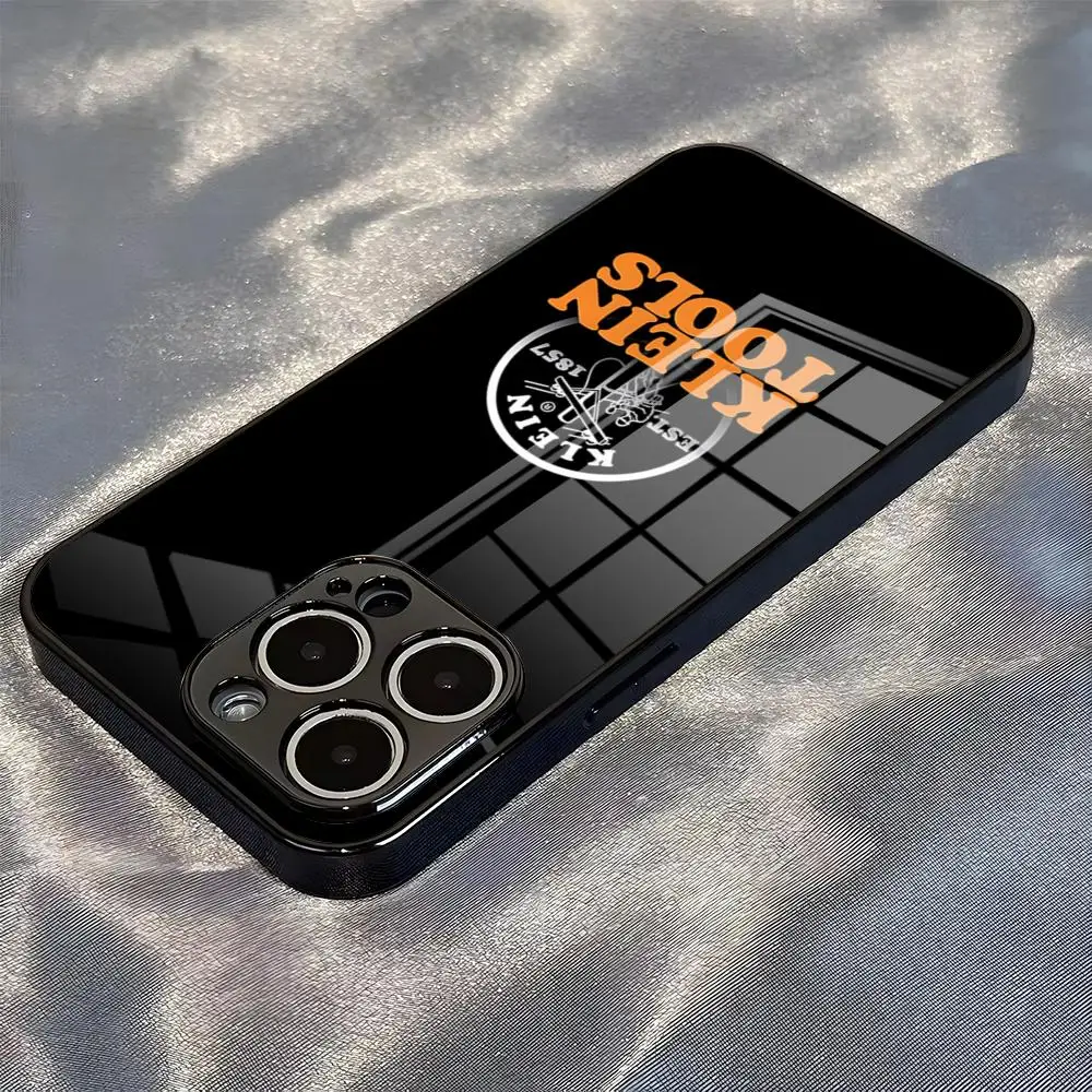 Чехол для телефона K-Klein-N Tools для iPhone 17 Pro Max, 17e, 16, 15, 14 Pro Max, 13, 11 Plus, стеклянная накладка