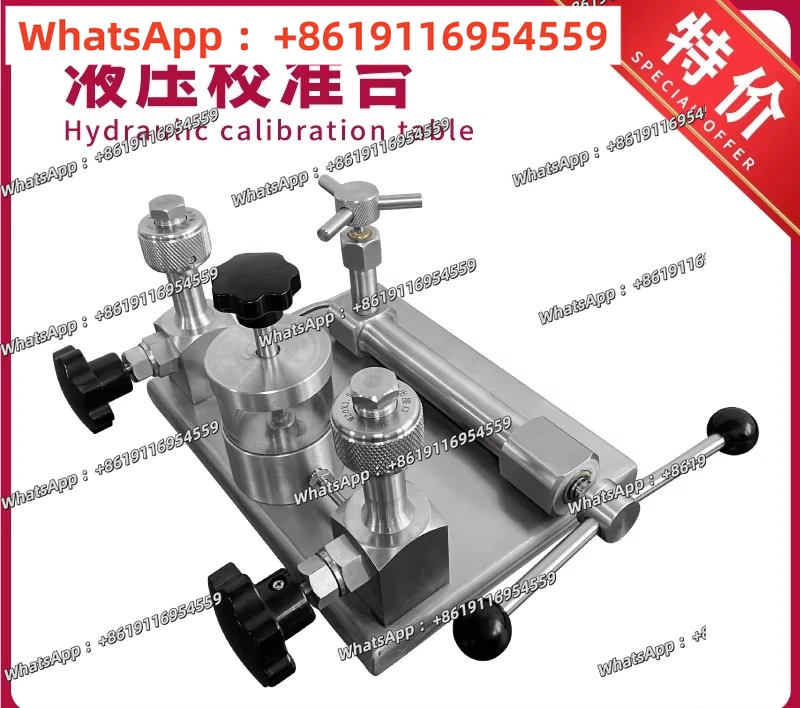 Hydraulic Calibration Bench Pressure Pump Pressure Gauge Sensor Calibration Test Bench Test Identification