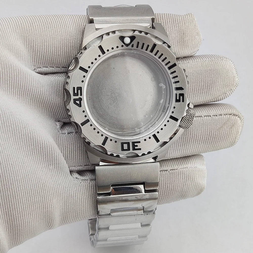 SKX ساعة حافظة تعديل الملحقات NH35 حافظة 42 مللي متر حافظة ساعة الوحش الياقوت حافظة من الفولاذ المقاوم للصدأ تناسب حركة NH35/36/34/70/72