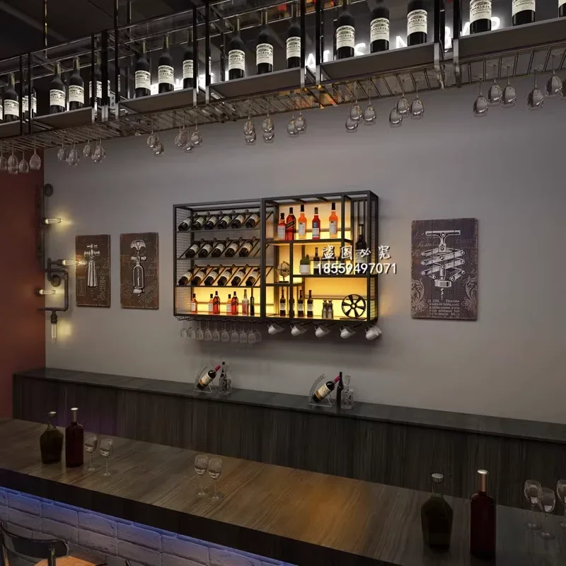 Display Organizer Wine Racks Storage Free Standing Plane Wine Rack Black Commercial Display Freezer Stojak Na Wino Decoration