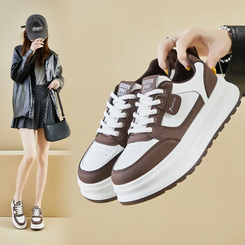 Women's Sneakers Winter White Female Students Platform Board Shoes Non-slip Warm Plush Cotton Shoes Fashion Trends Snow Boots