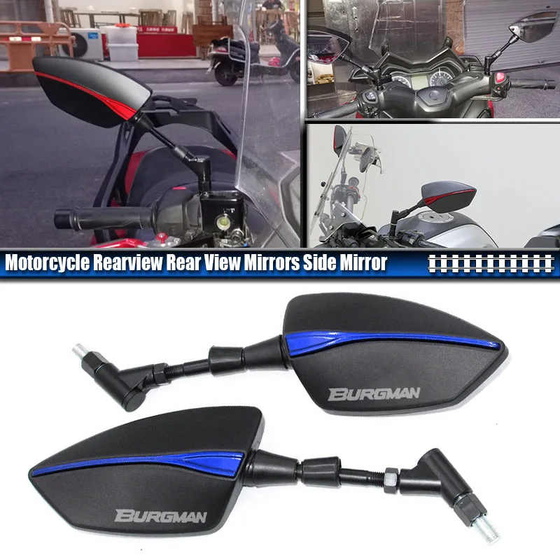 For BURGMAN AN125 AN250 AN400 AN650 AN 650 Burgman 400 650 125 200 Motorcycle Rearview Mirror