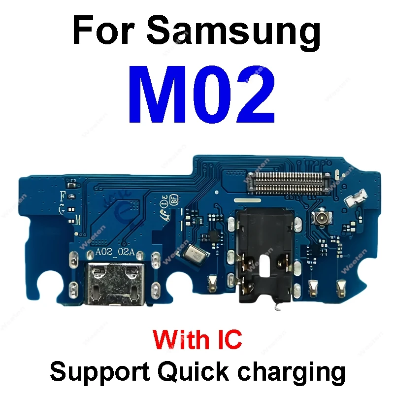 For Samsung M02 M12 M22 M32 M52 M62 M13 M23 M33 M53 M14 M34 M54 M56 Phone USB Charging Board supports Fast Charging Repair Parts