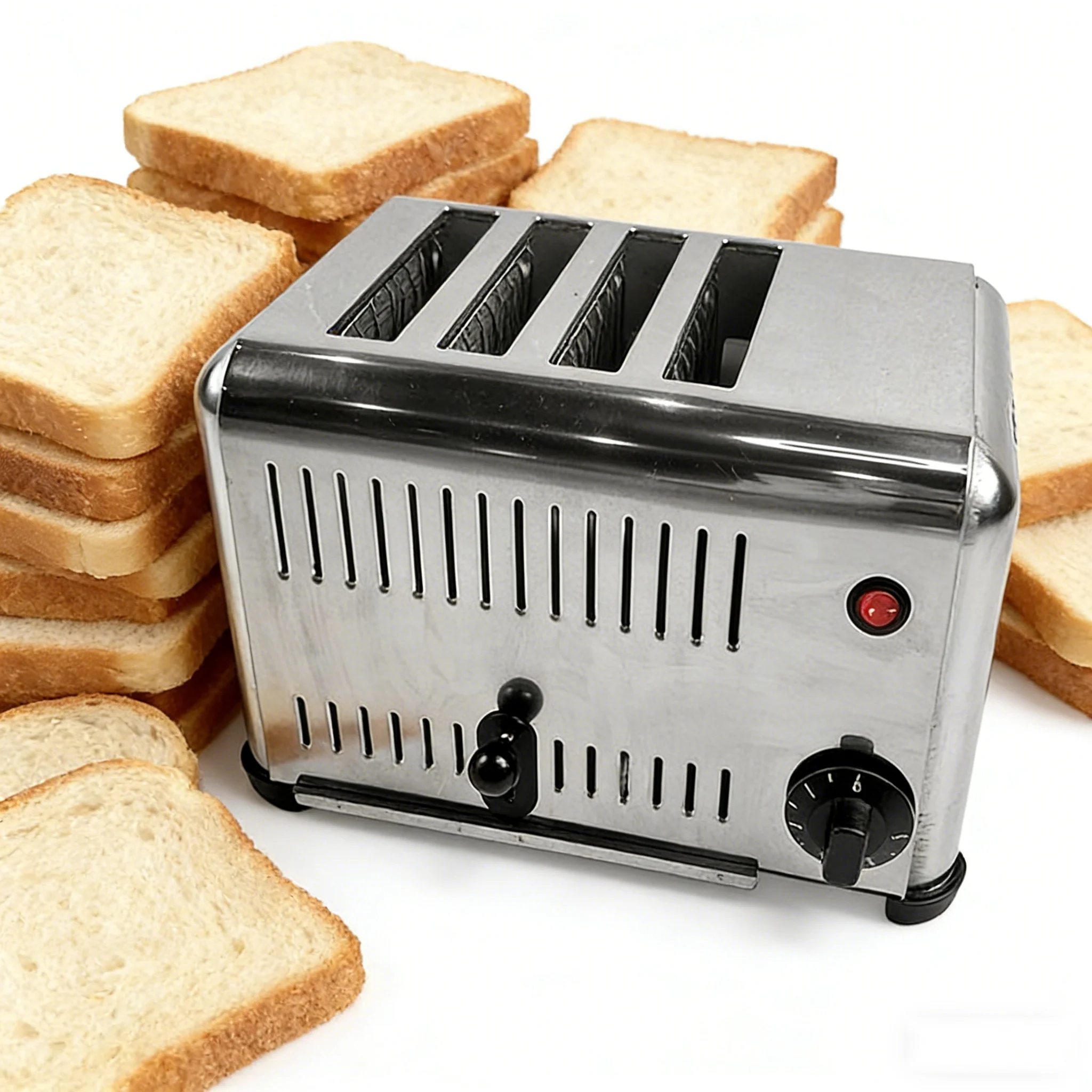 Tostadora Comercial de Acero I - Toaster 4 Slice reseña y precio