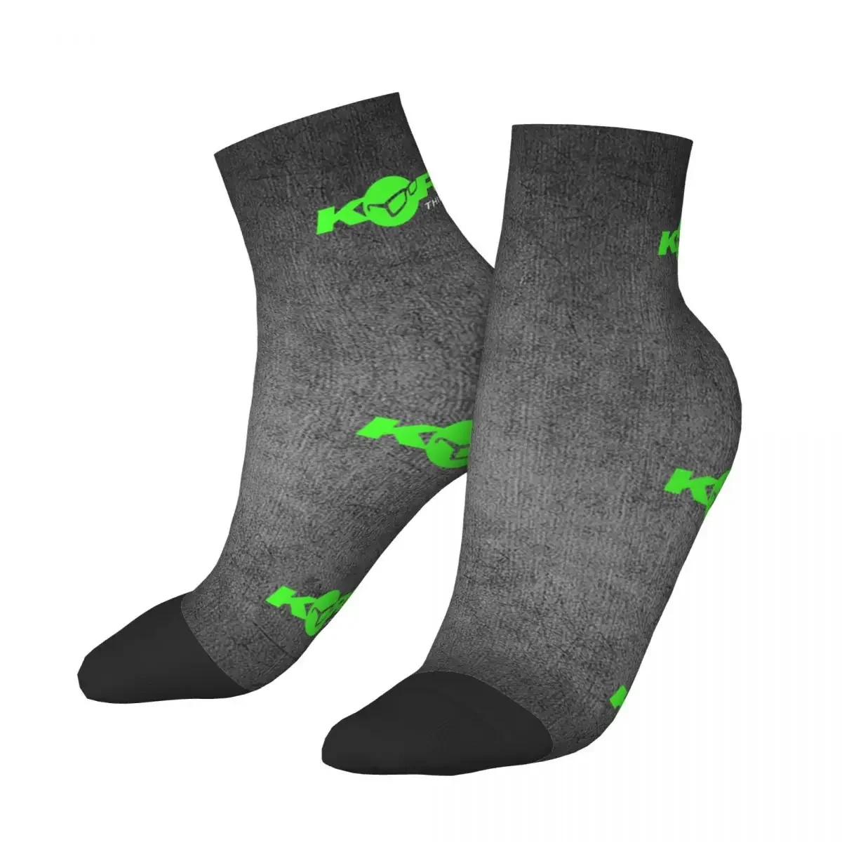 Novelty Mens Korda Fishing Logo Dress Socks Unisex Comfortable Warm 3D Print Fish Carp Fisherman Gift Crew Socks