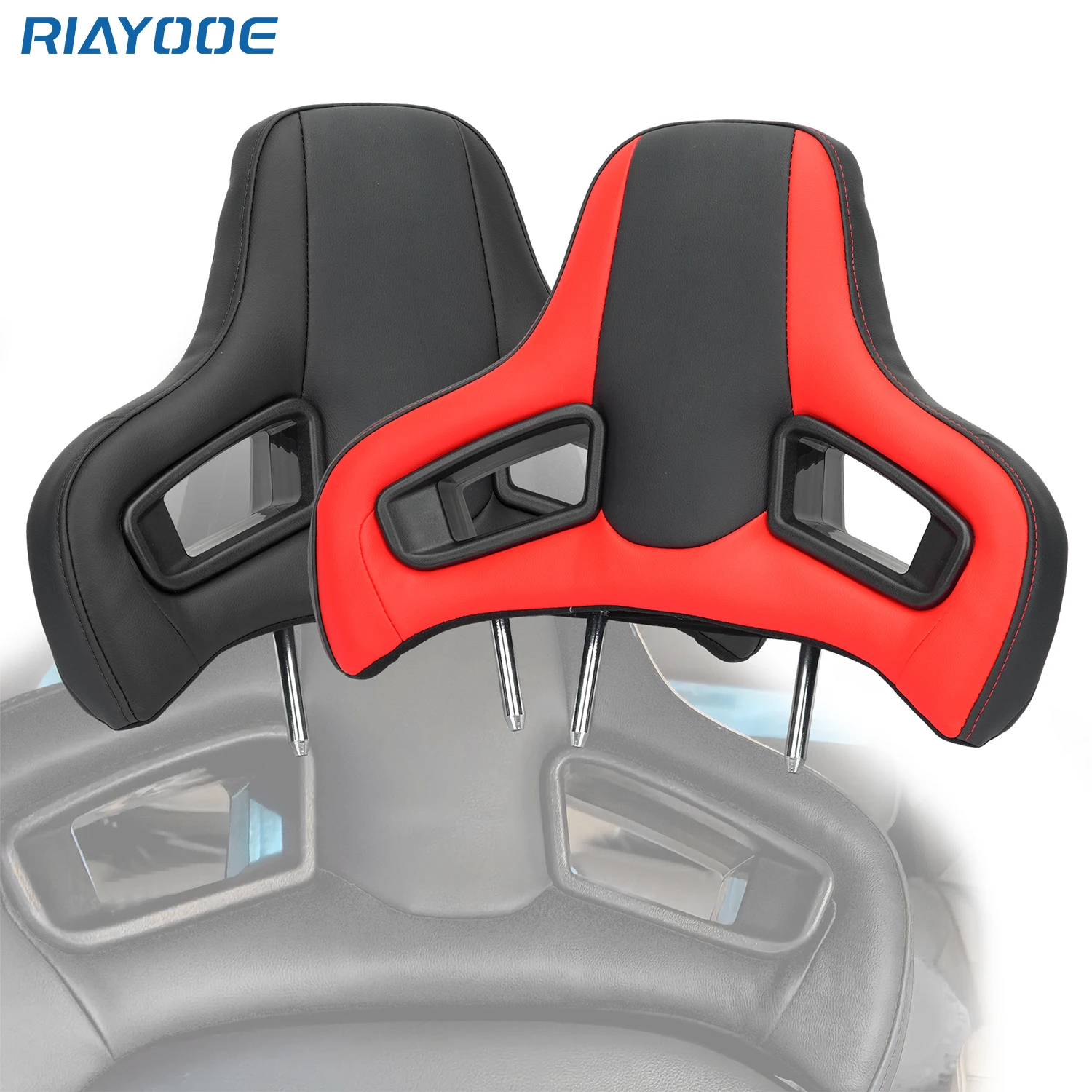 

Sport Seat Headrest for Universal Car Racing seat Pillow Plug&Play System Neck Pillow Cushion PVC Leather Original Seat Headrest