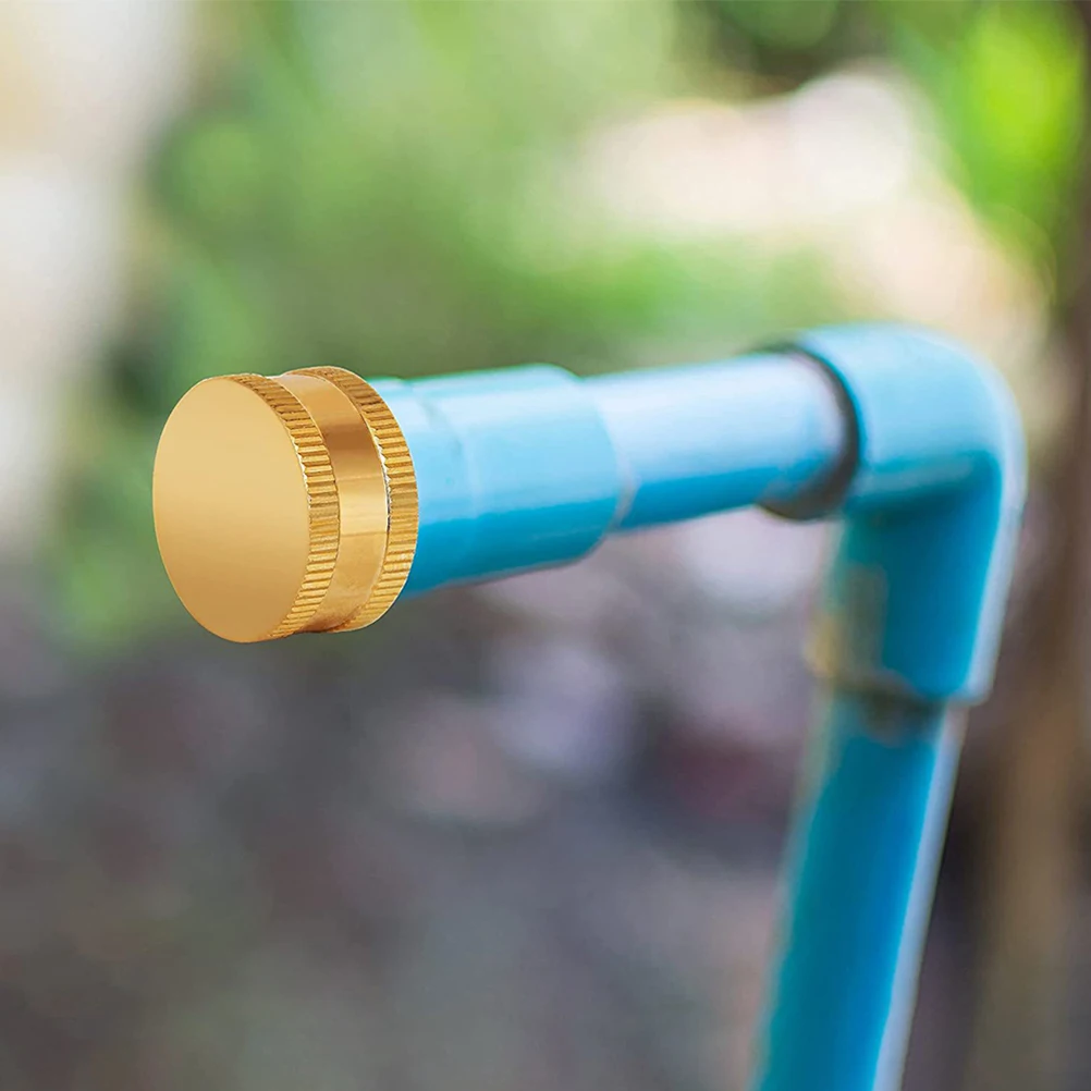 

Brass Garden Hose End Cap 3/4 Inch Leak Proof Durable Female Connector for Outdoor Faucet Water Spigot Hose Splitter Accessories