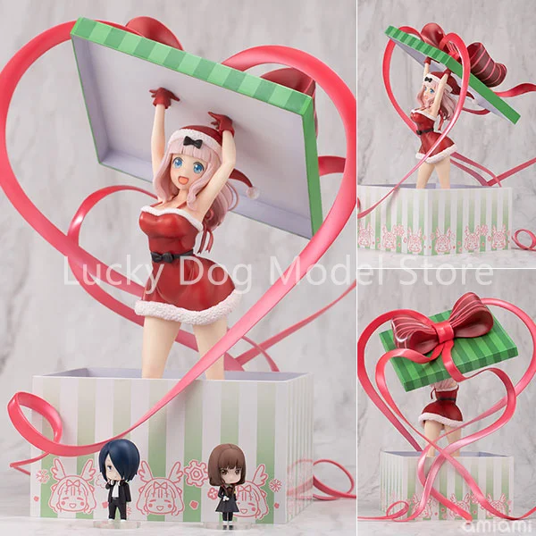 Myethos Original:Kaguya-sama: Liebe ist Krieg? Chika Fujiwara Weihnachtsgeschenk Ver 1/7 PVC Action Figure Anime Modell Spielzeug Puppe Geschenk
