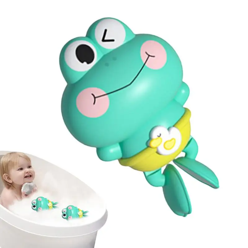 

Swimming Frog Bath Toy Wind Up Bath Frogs Interactive Water Play Frog Bathtub Toys Cute Kids Toys For Water Fun Ideal Bath Toy