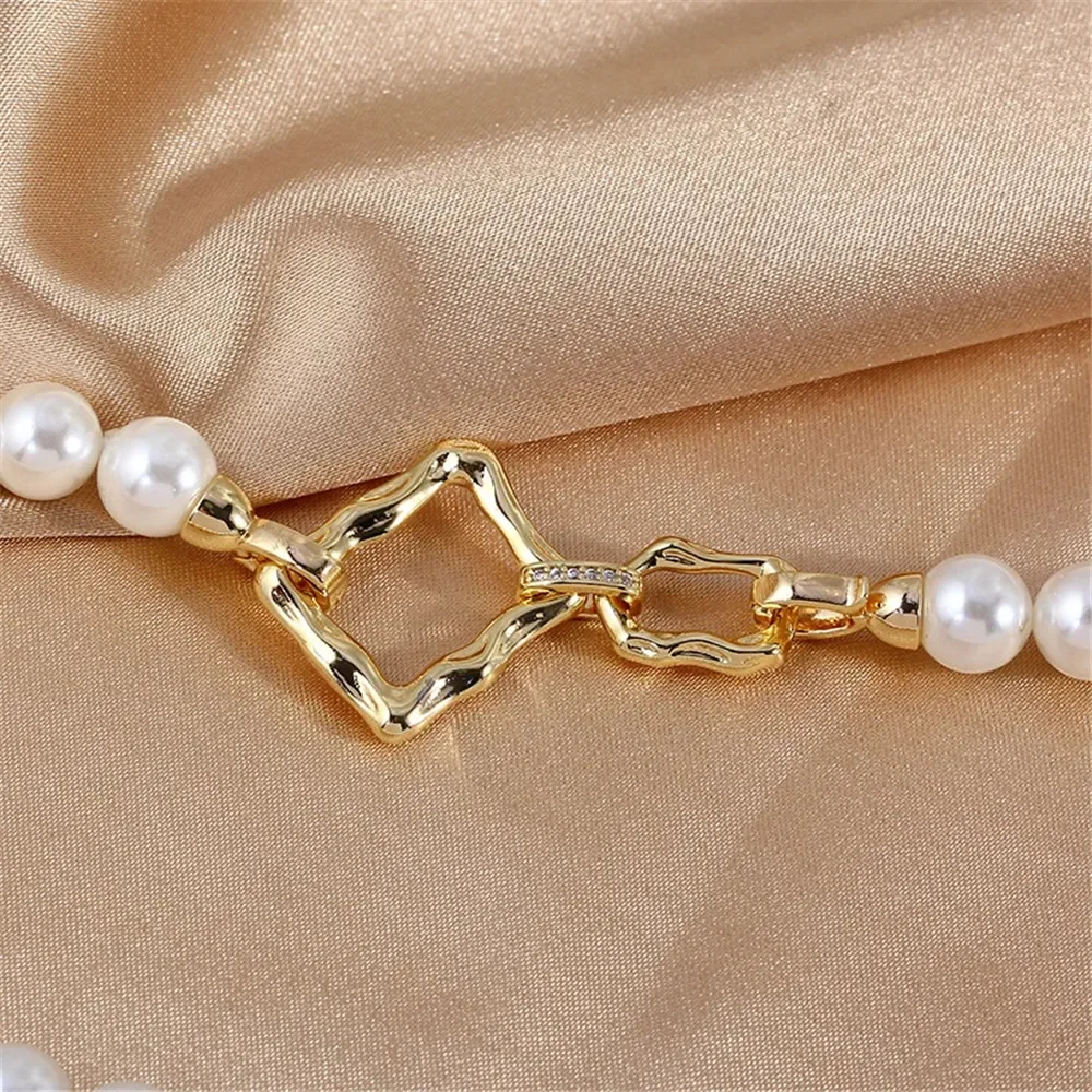 

Gold Plated Copper Jewelry Clasp DIY Necklace Bracelet Connector Hook Craft Findings for Jewelry Making Beads Charms Accessories