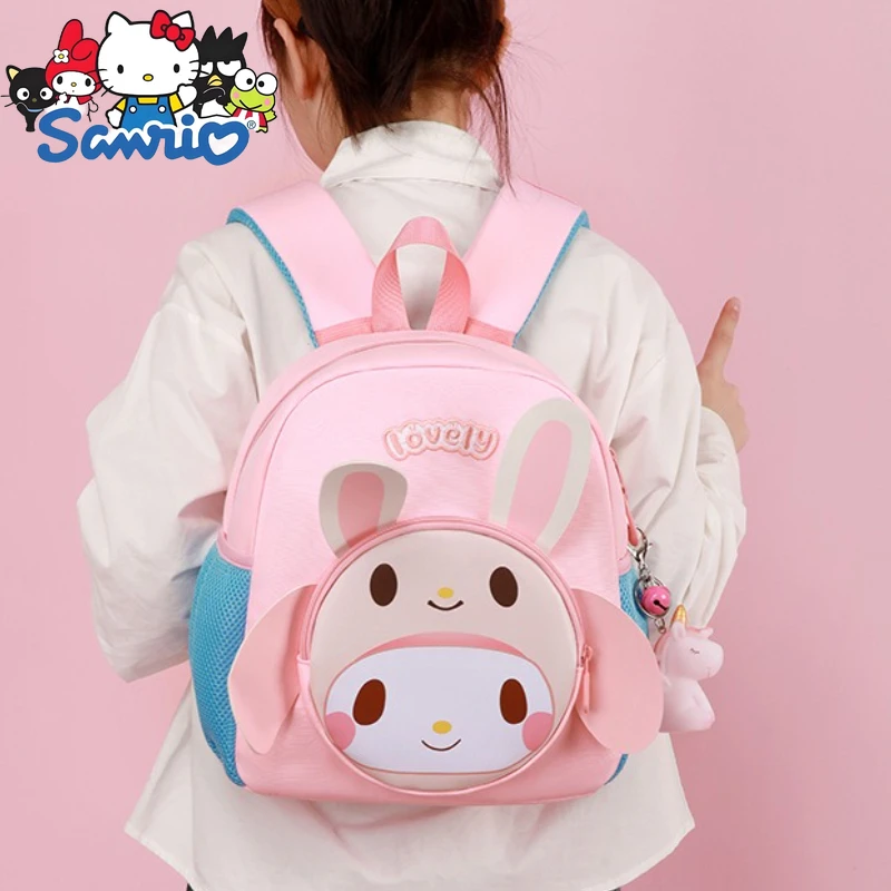  Kuromi New Girls' Schoolbag Lightweight Cartoon Kindergarten Schoolbag 3D Fashion Trend Girls Backpack Large Capacity