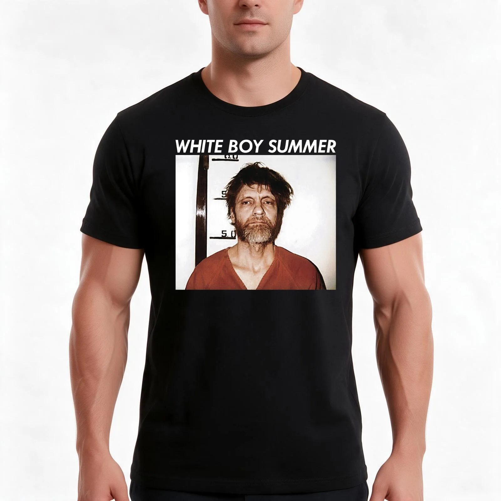 TED KACZYNSKI TED K T-Shirt, Summer Casual Cotton Tee, Oversized Streetwear Tops, Vintage Graphic Print, Loose Fit Short Sleeve