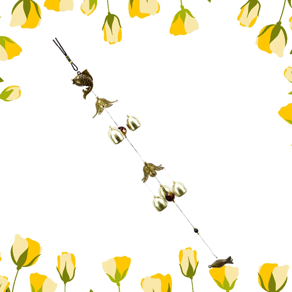 

1Pcs Classic Alloy Wind Chime Beautiful Outdoor Garden Hanging Decoration for Tranquil Sound Experience