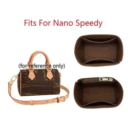 Adatto per Nano Speedy 20 Bag Organizer Insert Luxury Designer Bag Organizer per Boston Portable Base shaper per borsa da donna