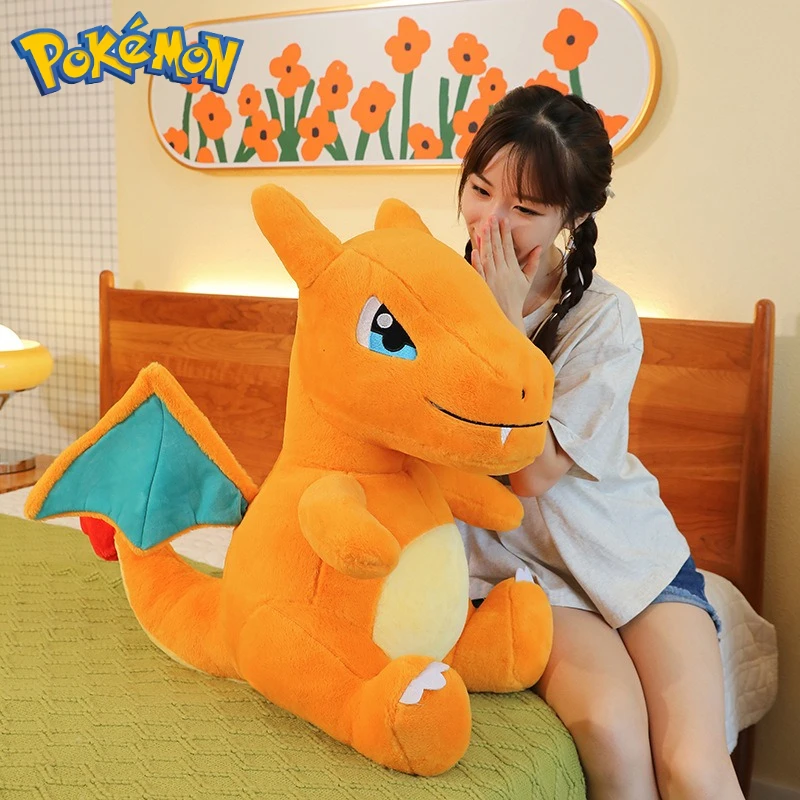 

35/45/65CM Pokémon Plush Toy Charizard Plushies Cartoon Anime Stuffed Kawaii Ornamen Comfortable Soft Doll Children Toy Gift