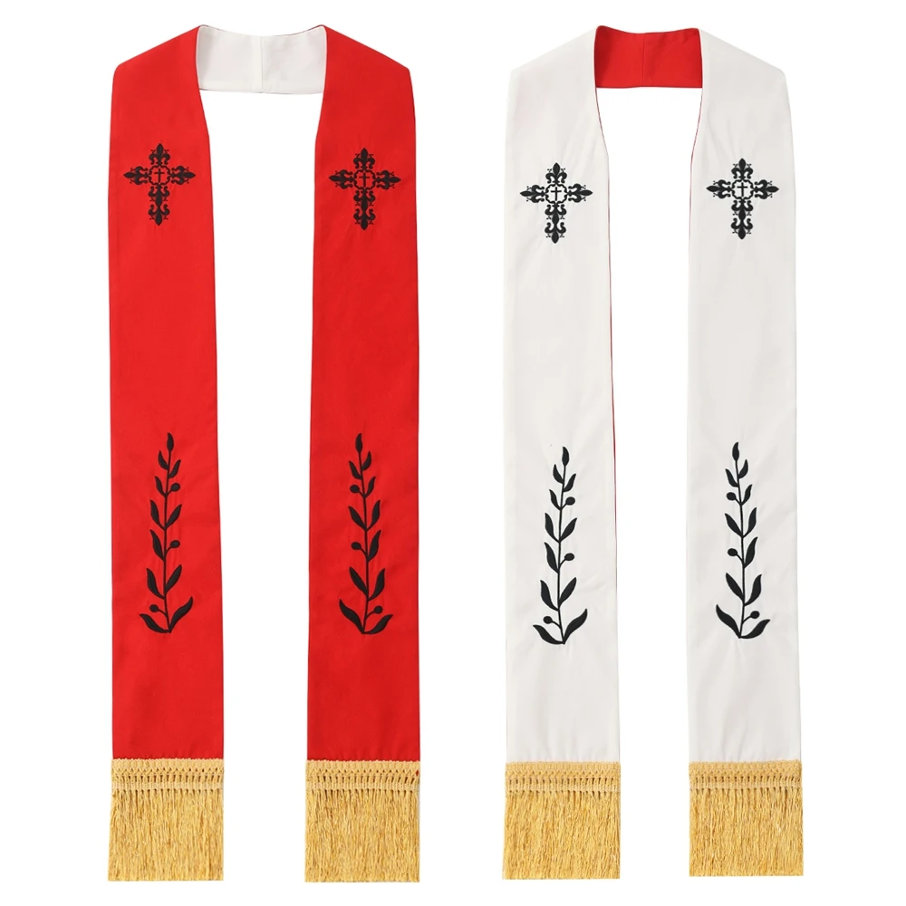 كاهن سرق رجال الدين عكسها التطريز الكنيسة سترة Chasuble زي