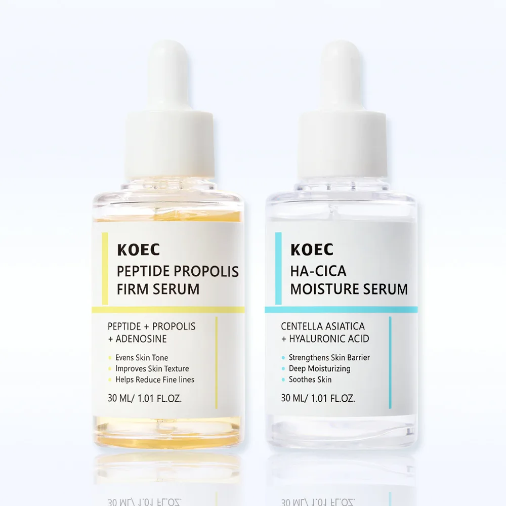 Peptide Propolis HA Cica Firming Serum 30ml Deep Moisturizing Face Essence, Strengthens Skin Barrier & Reduces Fine Lines