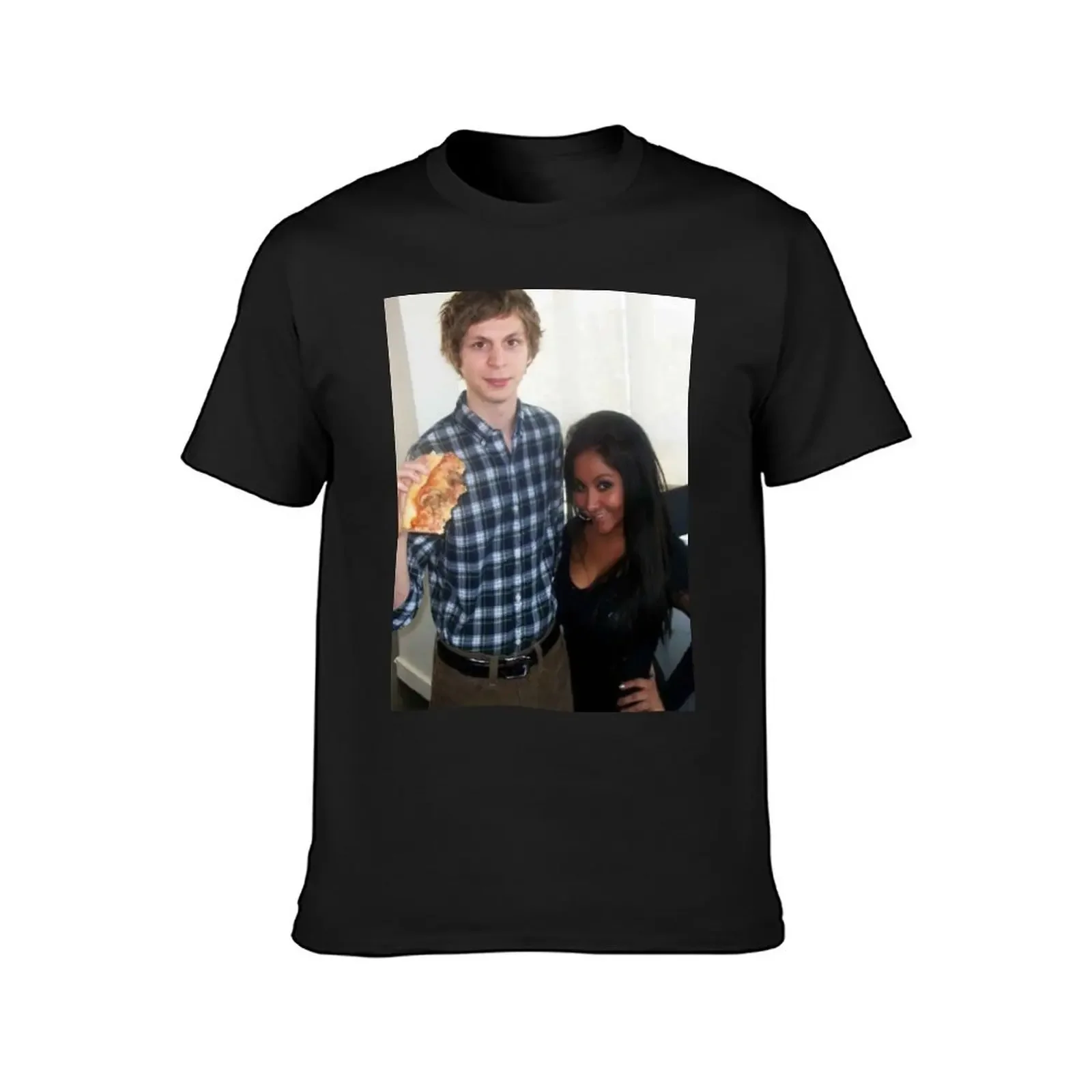 Michael Cera and Snookie T-Shirt summer top vintage anime shirt anime figures mens graphic t-shirts funny