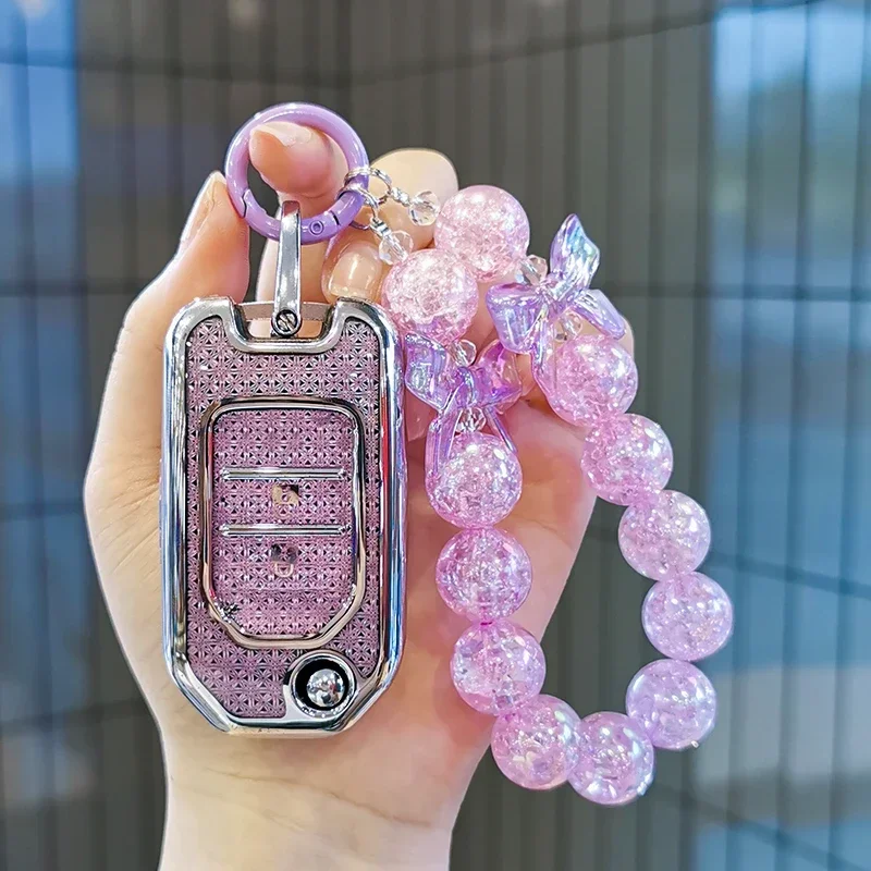

Suitable for Honda keycase life Civic Accord CRV fit xrv Crider Jade Vezel keycover keychain buckle keyshell Diamond Car Key