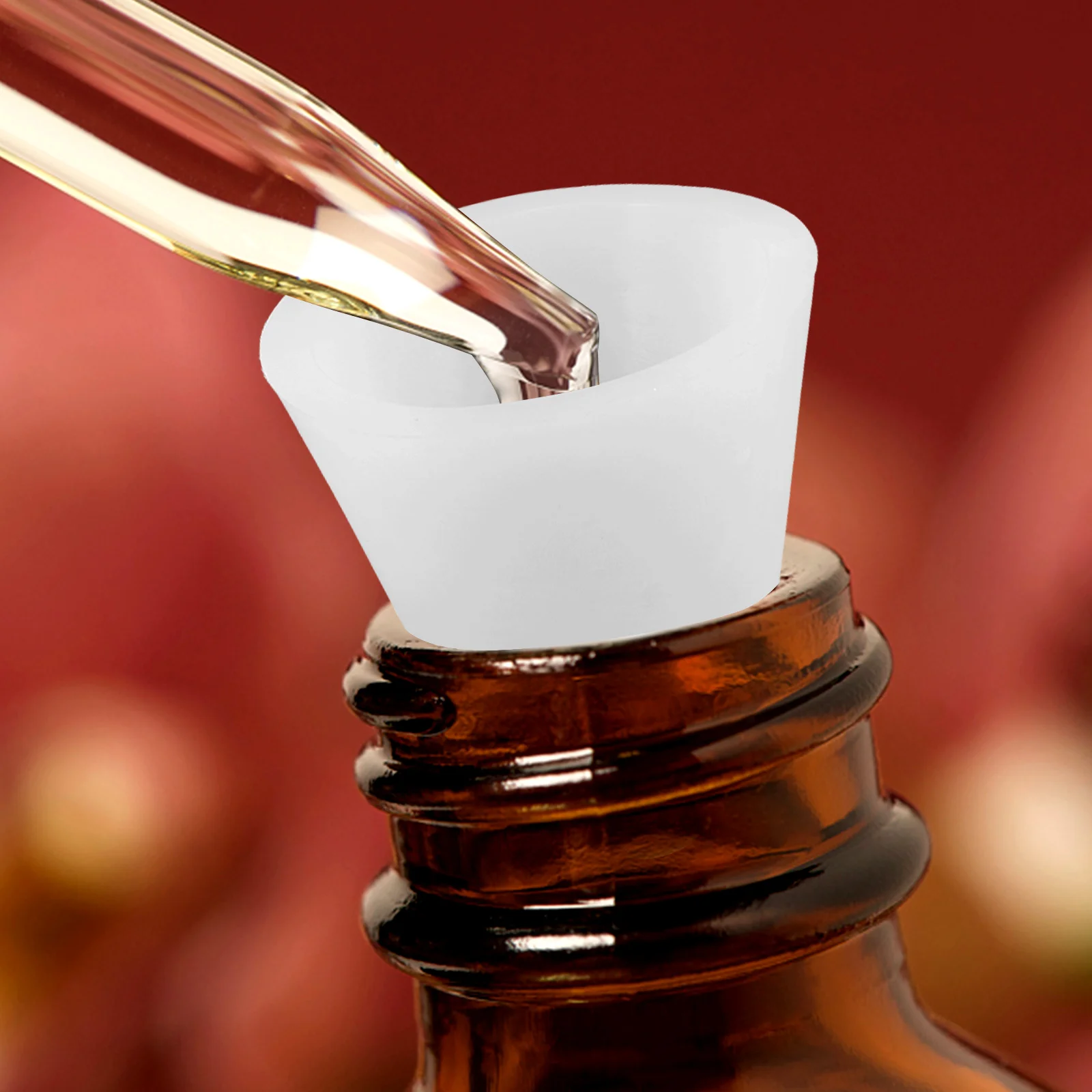 9 Pcs 실리콘 씰링 링 부흐너 깔때기 어댑터 플라스크 테이퍼 칼라 필터 콘 키트 진공 실험실 액세서리 재사용 가능한 스토리지