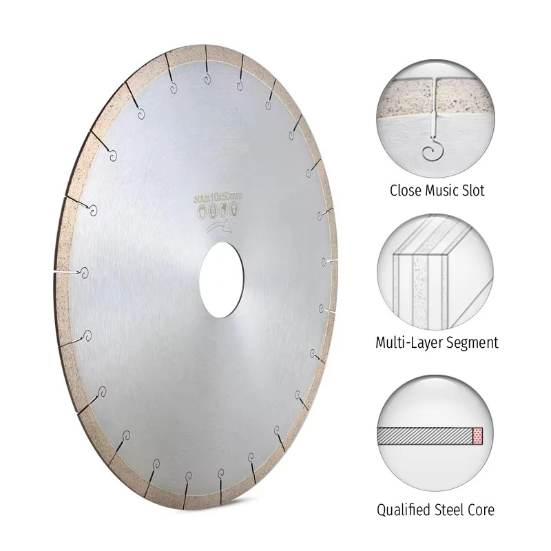 شفرة منشار ماسية 300 مم ذات جودة أوروبية، فتحة داخلية قابلة للتخصيص، مناسبة لقطع ألواح الصخور Dekton الاحترافية #2