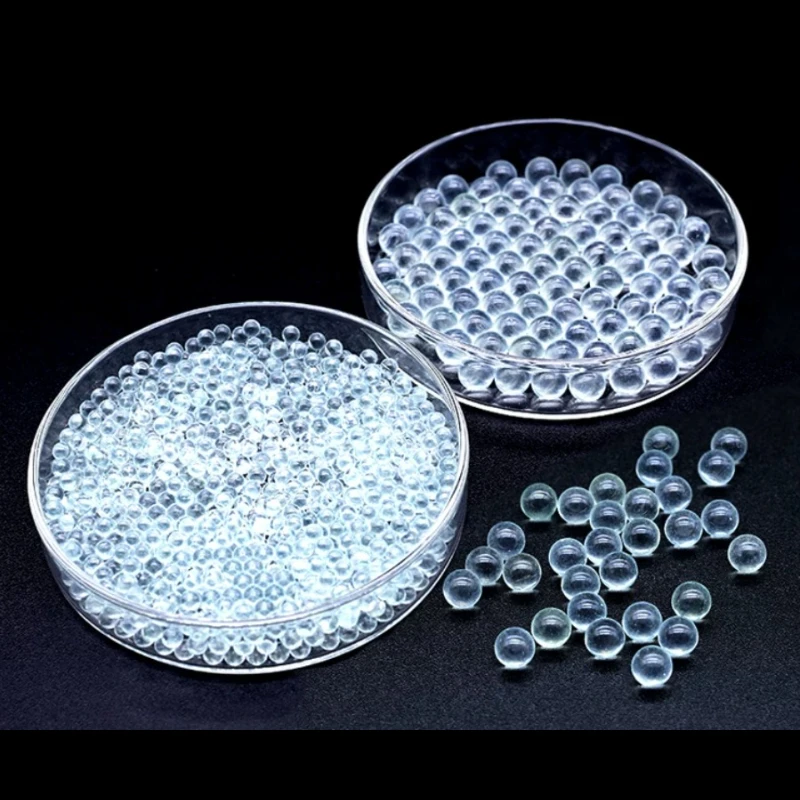 1000PCS Solid Transparent Lab Glass Beads 2‑9mm High Precision Anti‑Boiling Shake Beads For Laboratory Oscillation Experiment
