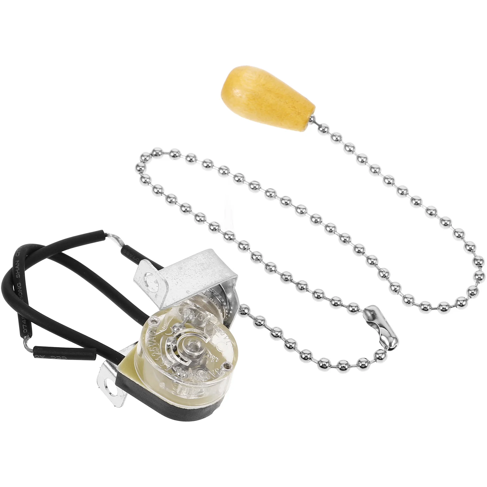 

Pull Chain Light Fixture Sturdy Lamp Switch Replacement Silent Pull Cord Light Switch for Bathroom Pendant Table