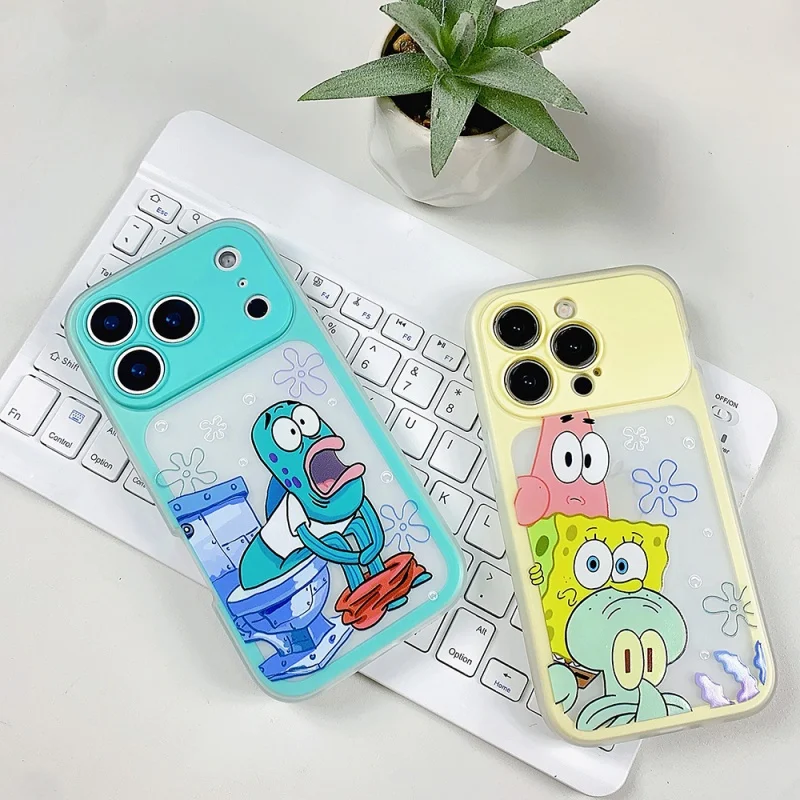 

Funny Cute Cartoon Phone Case For iPhone 17 Pro 16 15 14 Pro Max Back Cover Shockproof Protective Cases For Apple iPhone 16 Fund