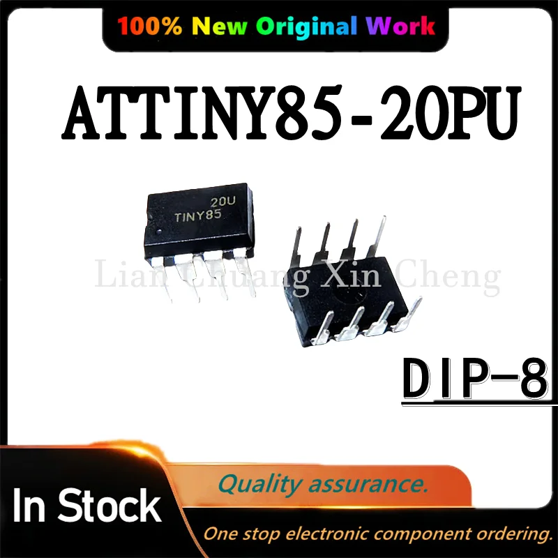 (10piece)100% Original ATTINY85-20PU ATTINY85 20PU DIP-8 Chipset