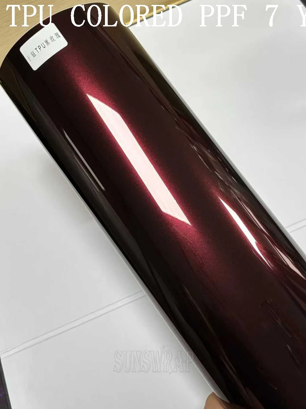 TPU Super Glossy Metallic Black Rose Color PPF Car Paint Protection Film  Self-Healing for Cars Boats Yachts Planes 5x52ft/roll