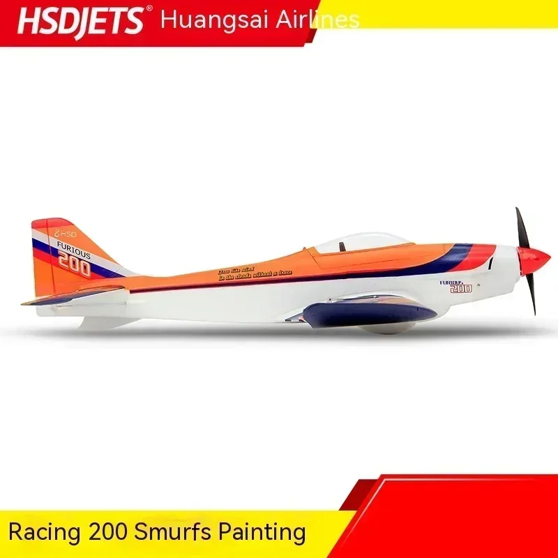 Hsd Yellow Race Wind Racing Furious200 Racing Machine High Speed Machine 1292mm Electric Epo Model Aircraft Outdoor Toy