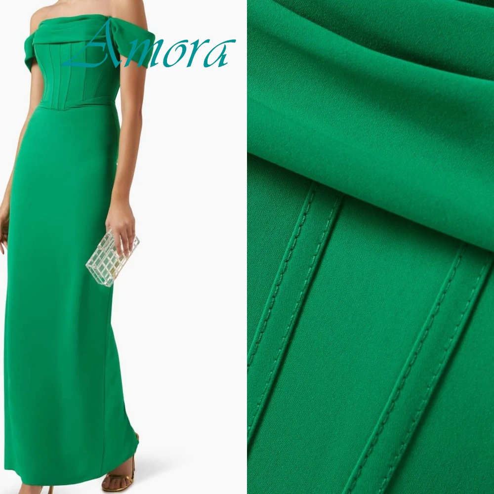 Robe de soirée en Satin, épaules dénudées, sans manches, personnalisée, exquise, de haute qualité, robes de bal délicates, ligne a