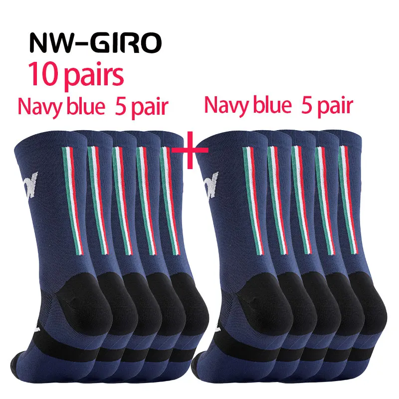 10 Paar Fahrradsocken für Herren, Krankenschwester, Kompression, Radfahren, für Damen, MTB-Schutzsocken, Strümpfe, Sportgriff, Barre-Socken – Detail 10